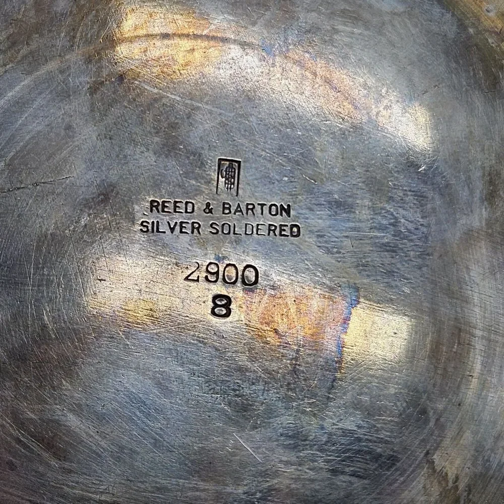 Reed & Barton Silver‎ Soldered 2900 U.S. Navy Issued Dish Bowl U.S.NAVY...